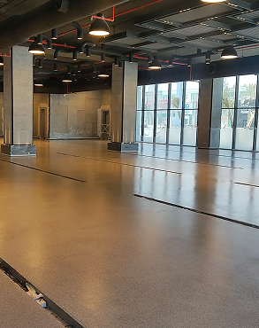 Industrial epoxy mixing and application process